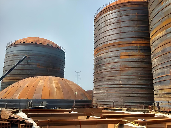 龙州焦粉钢板仓